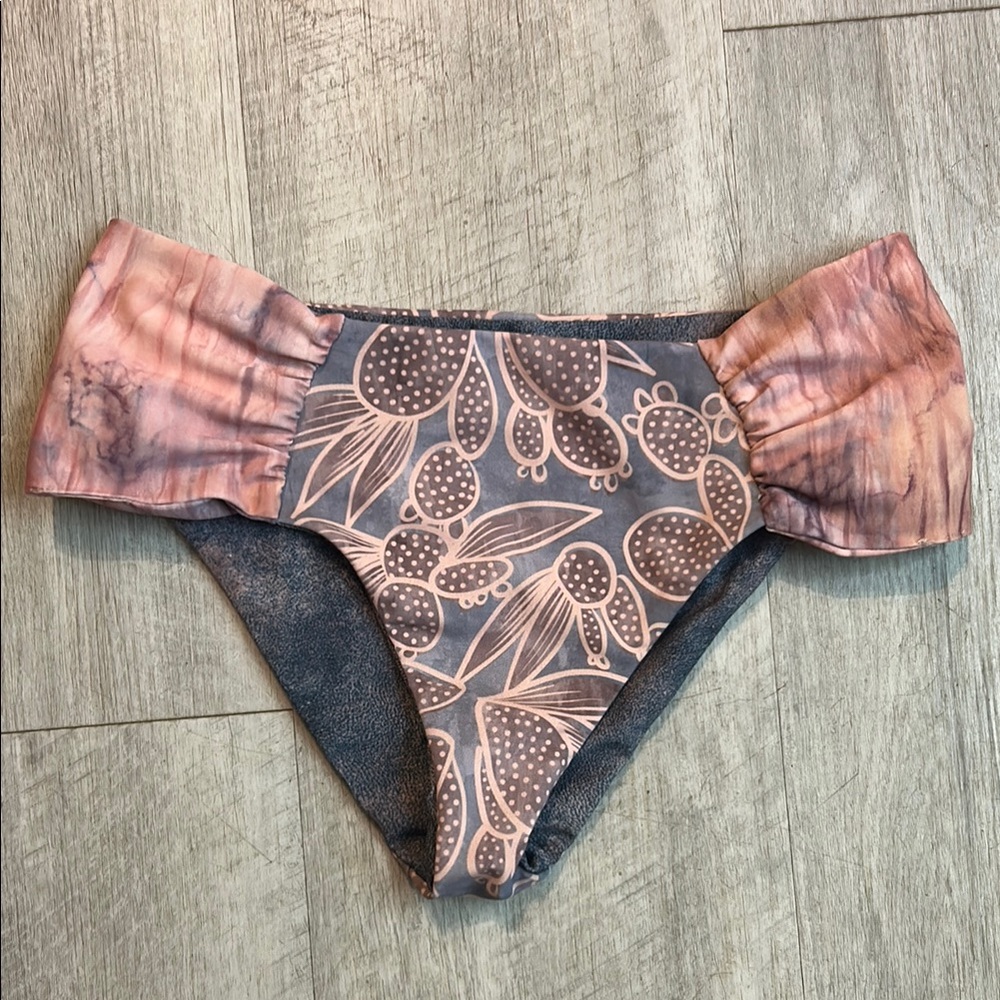 Cactus Print reversible Bikini Bottom